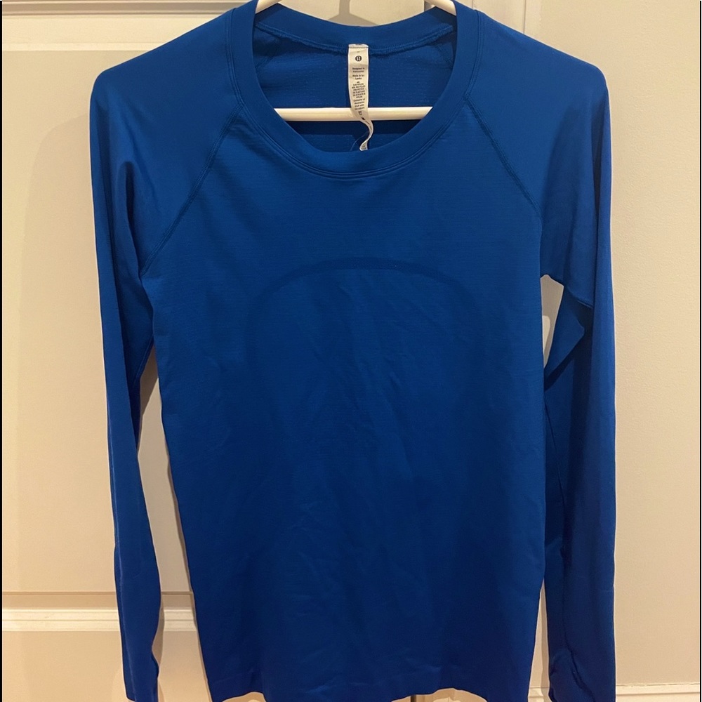 Lululemon Symphony blue Swiftly tech long sleeve shirt